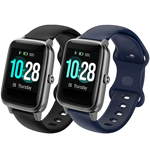 ID205L Ersatzarmband, 19mm Weiche Silikon Armband für Veryfitpro ID205, ID205L, ID205U, ID205S, ID205G, ID215G, ID216, SW020, SW021, SW023, YM020, YM021, YM023, YM205L, Uwatch3 GT Ufit Smartwatch von NewJourney