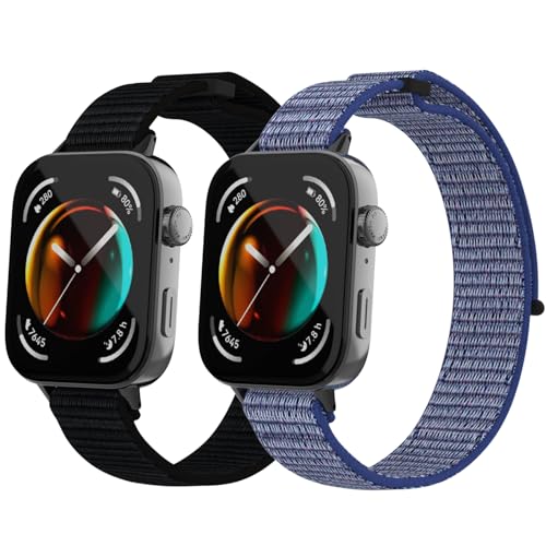 NewJourney 2 pcs Nylon Armband Kompatibel mit Huawei Watch Fit 3 Verstellbare Sport Ersatzarmband elastisch Uhrenarmband Geflochtenes Nylon Armband Strap Zubehör für Damen Herren Armbänder NewJourney 2 pcs Nylon Armband Kompatibel mit Huawei Watch Fit 3 Verstellbare Sport Ersatzarmband elastisch Uhrenarmband Geflochtenes Nylon Armband Strap Zubehör für Damen Herren Armbänder von NewJourney