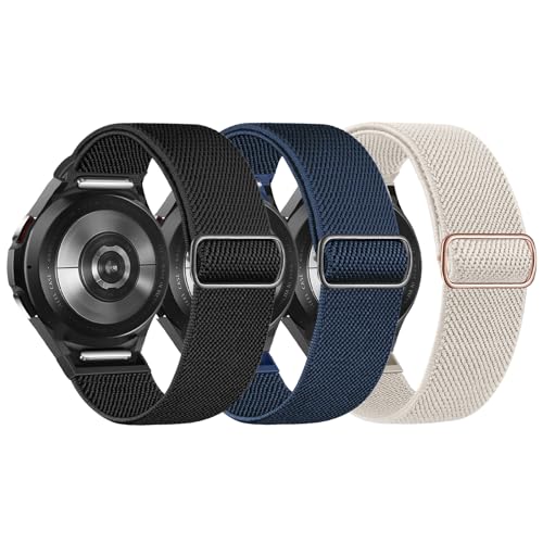 NewJourney 3 pcs Nylon Armband Kompatibel mit Samsung Galaxy Watch 7 6 5 4 40mm 44mm/6 Classic 43mm 47mm/4 Classic 42mm 46mm/5 Pro 45mm Verstellbarer Sport Ersatzarmband für Damen Herren NewJourney 3 pcs Nylon Armband Kompatibel mit Samsung Galaxy Watch 7 6 5 4 40mm 44mm/6 Classic 43mm 47mm/4 Classic 42mm 46mm/5 Pro 45mm Verstellbarer Sport Ersatzarmband für Damen Herren von NewJourney