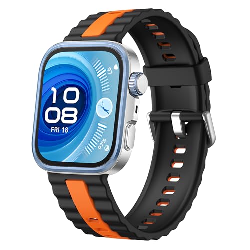 NewJourney Armband kompatibel mit Huawei Watch Fit 4/Fit 4 Pro/Fit 3,Ersatz Silikon Armband NewJourney Armband kompatibel mit Huawei Watch Fit 4/Fit 4 Pro/Fit 3,Ersatz Silikon Armband von NewJourney