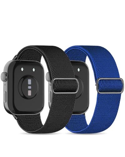 NewJourney Nylon Armband Kompatibel mit Huawei Watch Fit 4/Fit 4 Pro/Fit 3 verstellbares elastisches geflochtenes Nylon-Armband Sport Loop Riemen für Huawei Watch Fit 4/Fit 4 Pro/Fit 3 Frauen Männer von NewJourney