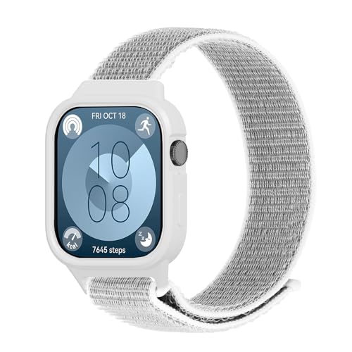 NewJourney Verstellbare Nylon Armband Kompatibel mit Huawei Watch Fit 4/Fit 4 Pro/Fit 3 Sport Ersatzarmband elastisch Uhrenarmband Strap Zubehör mit Hülle für Huawei Watch Fit 4/Fit 4 Pro/Fit 3 NewJourney Verstellbare Nylon Armband Kompatibel mit Huawei Watch Fit 4/Fit 4 Pro/Fit 3 Sport Ersatzarmband elastisch Uhrenarmband Strap Zubehör mit Hülle für Huawei Watch Fit 4/Fit 4 Pro/Fit 3 von NewJourney