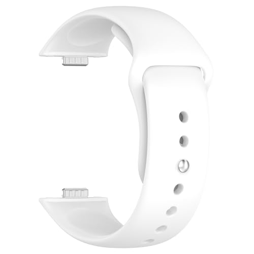 Silikon Armband kompatibel mit Huawei Watch Fit 4/Watch Fit 4 Pro/Fit 3 Sportarmband für Männer Frauen Atmungsaktiv Weich Ersatzarmband Verstellbar Wasserdicht Sportarmband für Damen Herren von NewJourney