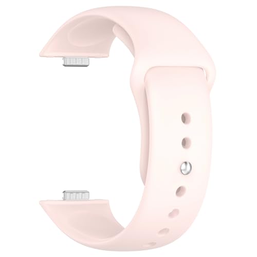 Silikon Armband kompatibel mit Huawei Watch Fit 3 Silikon Sportarmband für Männer Frauen Atmungsaktiv Weich Silikon Ersatzarmband Verstellbar Wasserdicht Sportarmband für Huawei Watch Fit 3 (Rosa) von NewJourney