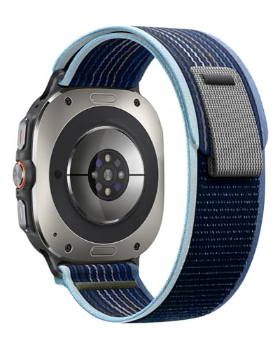 Trail Loop Nylon Armband Kompatibel mit Samsung Galaxy Watch Ultra Armband Sport Nylon Geflochtenes Armband Herren Damen Atmungsaktiv Verstellbare Ersatzarmband für Galaxy Watch Ultra 47mm Trail Loop Nylon Armband Kompatibel mit Samsung Galaxy Watch Ultra Armband Sport Nylon Geflochtenes Armband Herren Damen Atmungsaktiv Verstellbare Ersatzarmband für Galaxy Watch Ultra 47mm von NewJourney