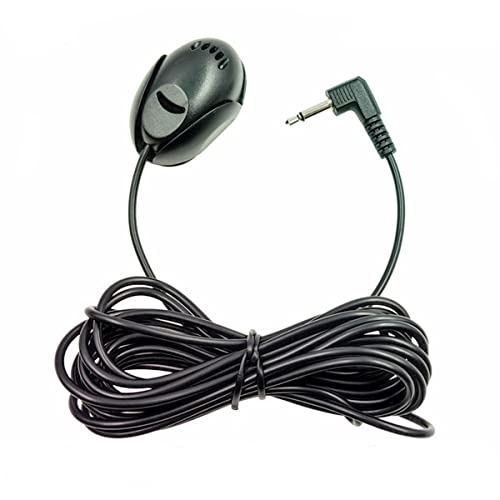 NewTH Mikrofon 3.5 mm Mic Kompatibel mit Sony JVC Kenwood Boss Jensen Alpine Auto-Mikrofon für Auto Fahrzeug Haupteinheit Bluetooth Audio Stereo Radio GPS DVD, Plug & Play von NewTH