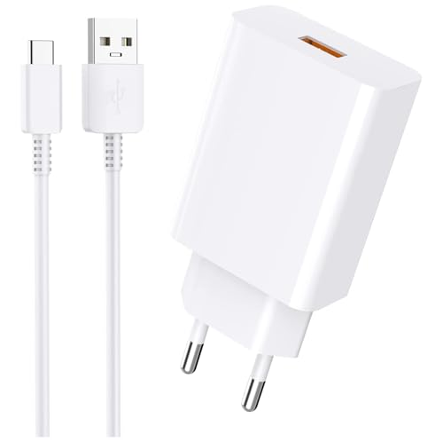 Ladegerät Type C für OPPO Google OnePlus Motorola Nokia Vivo HTC LG Sony Schnellladegerät 3.0 für USB C Handy Smartphone Typ C Fast Charging von Newding