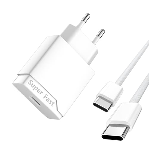Newding 25 Watt USB C Ladegerät Ladekabel für 16, 16 Pro, 16 Pro MAX, 16 Plus,15 MAX, 15 Plus, 25 W Schnellladegerät Power Adapter mit 5FT Kabel Newding 25 Watt USB C Ladegerät Ladekabel für 16, 16 Pro, 16 Pro MAX, 16 Plus,15 MAX, 15 Plus, 25 W Schnellladegerät Power Adapter mit 5FT Kabel von Newding