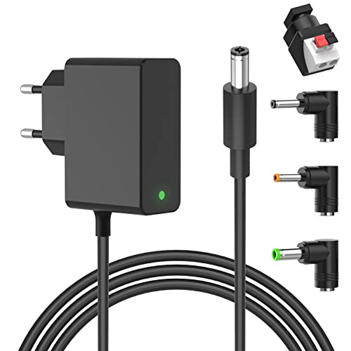 Newding DC Steckernetzteil 12V 2A Netzteil mit LED-Streifen Stecker 5.5x2.1mm 5.5x2.5mm 4.0x1.7mm 3.5x1.35mm Ladegerät Ladekabel Universal für CCTV Kamera WLAN-Router Laptops Adapter 24W Newding DC Steckernetzteil 12V 2A Netzteil mit LED-Streifen Stecker 5.5x2.1mm 5.5x2.5mm 4.0x1.7mm 3.5x1.35mm Ladegerät Ladekabel Universal für CCTV Kamera WLAN-Router Laptops Adapter 24W von Newding