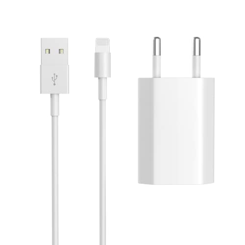 Newding Schnellladegerät für Phone 11, XR, SE, 8, 7, 10, SE 2022, SE 2020, X, 8 Plus, 6s, für Phone USB Charger, 5 W, Netzadapter mit Kabel Newding Schnellladegerät für Phone 11, XR, SE, 8, 7, 10, SE 2022, SE 2020, X, 8 Plus, 6s, für Phone USB Charger, 5 W, Netzadapter mit Kabel von Newding