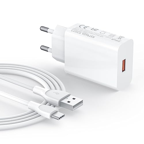 Schnellladegerät für Xiaomi Redmi, Huawei P30 Lite, P30 Pro, P20, Samsung, Oppo, Honor, 18 W USB C Fast Kabel von Newding