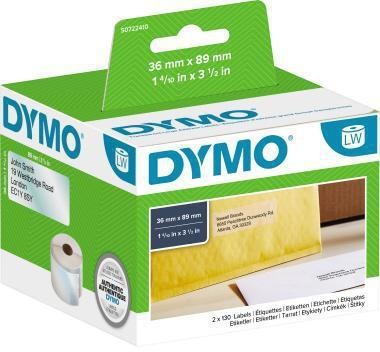 Dymo Adressetikett S0722410 36x89mm transparent 260 St./Rl. 124211603 Dymo Adressetikett S0722410 36x89mm transparent 260 St./Rl. 124211603 von Dymo