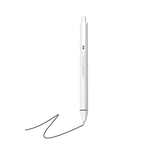 Paper Mate Glide G610 Gel-Stylo Stifte, einziehbar, schwarze Tinte, feine Spitze, leicht zu greifen, 0,5 mm, 1 Packung (schwarz) von Newell Brands