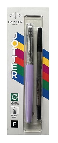 Parker Jotter Tintenroller, feine Spitze, schwarze Tinte, Lila Parker Jotter Tintenroller, feine Spitze, schwarze Tinte, Lila von Newell Brands