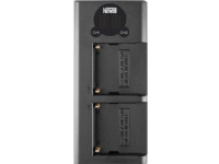 Newell Kamera-Ladegerät Newell DL-USB-C Zweikanal-Ladegerät für NP-F550/770/970 Akkus von Newell Rubbermaid