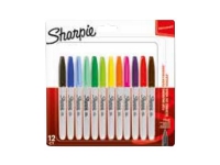 Permanentmarker Sharpie, fein, Schachtel mit 12 Farben von Newell Rubbermaid