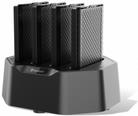 NEWLAND 4-SLOT MULTI BATTERY CHARGE FOR MT93 BATTERY INCLUDES MULTI PLUG (NLS-MCD9350-4B) von Newland