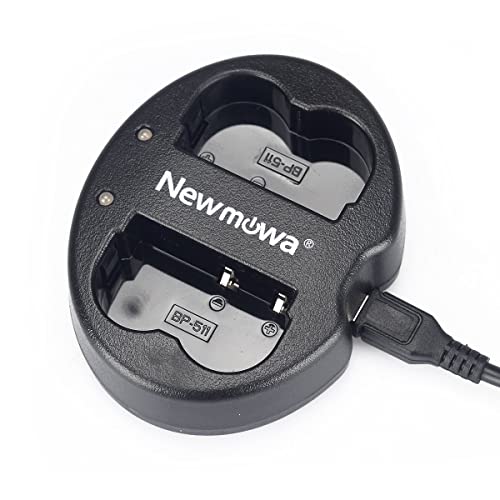 Newmowa Dual USB Ladegerät für Canon BP-511 BP-511A und Canon EOS 5D 10D 20D 30D 40D 50D Digital Rebel 1D D60 300D D30 Kiss Powershot G5 Pro 1 G2 G3 G6 G1 Pro90 Newmowa Dual USB Ladegerät für Canon BP-511 BP-511A und Canon EOS 5D 10D 20D 30D 40D 50D Digital Rebel 1D D60 300D D30 Kiss Powershot G5 Pro 1 G2 G3 G6 G1 Pro90 von Newmowa