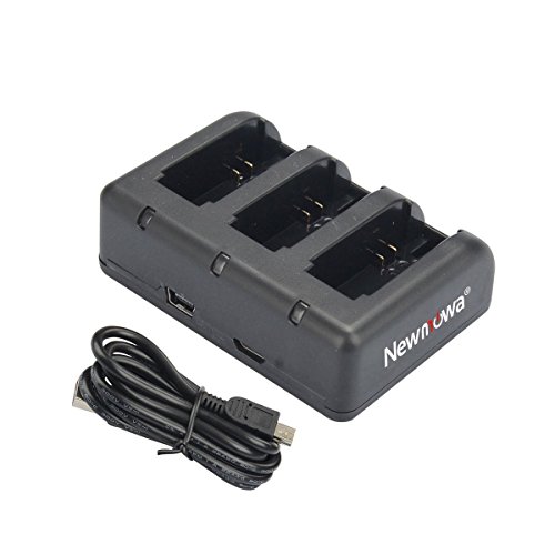 Newmowa Rapid 3-Channel Ladegerät für Gopro Hero3, Gopro Hero3+, Gopro Hero4, AHDBT-301, AHDBT-302, AHDBT-401 Newmowa Rapid 3-Channel Ladegerät für Gopro Hero3, Gopro Hero3+, Gopro Hero4, AHDBT-301, AHDBT-302, AHDBT-401 von Newmowa
