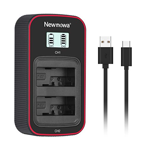 Newmowa Smart LCD Display Dual-USB-Ladegerät für Canon LP-E8 and and Canon EOS 550D, EOS 600D, EOS Rebel T2i, EOS Rebel T3i, EOS Rebel T4i, EOS Rebel T5i von Newmowa