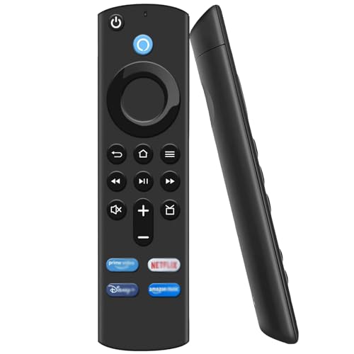 Ersatz-Sprachfernbedienung (3. Generation) mit Sprachfunktion, passend für AMZ Smart TVs (2. Generation, Lite, 4K/4K Max/Lite) und passend für Smart TVs Cube (1. Generation und höher), Insignia von Newremote