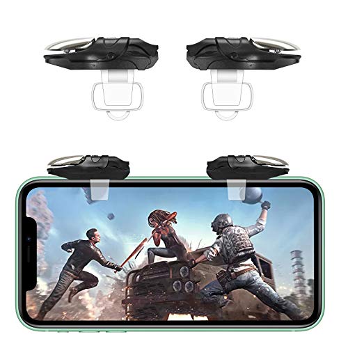 Newseego PUBG Mobile Game Controller Trigger,Cool Design Gaming Trigger Mobiltelefon Game Joysticks Tigger Shooting & Ziel Hochempfindliche Tasten Handy-Controller Trigger für PUBG/Knives Out-Schwarz Newseego PUBG Mobile Game Controller Trigger,Cool Design Gaming Trigger Mobiltelefon Game Joysticks Tigger Shooting & Ziel Hochempfindliche Tasten Handy-Controller Trigger für PUBG/Knives Out-Schwarz von Newseego