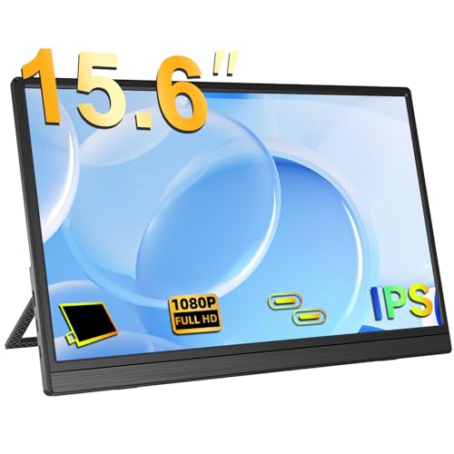 Newsoul Portable Monitor 15.6" Extrander Zweitbildschirm für Laptop mit Mini HDMI/USB Typ C/Dual-Lautsprecher/VESA/Smart Bracket FHD 1080p IPS Mattbildschirm Augenschonend für PC/Telefon/Switch/Xbo Newsoul Portable Monitor 15.6" Extrander Zweitbildschirm für Laptop mit Mini HDMI/USB Typ C/Dual-Lautsprecher/VESA/Smart Bracket FHD 1080p IPS Mattbildschirm Augenschonend für PC/Telefon/Switch/Xbo von Newsoul