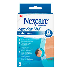 Nexcare™ Pflaster Aqua Clear MAXI Waterproof N1205DMN beige 6,0 x 8,8 cm, 5 St. von Nexcare™
