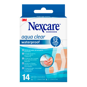 Nexcare™ Pflaster Aqua Clear Waterproof N1214ASD01N beige, 14 St. von Nexcare™