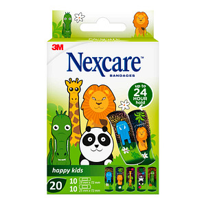 Nexcare™ Pflaster Happy Kids Animals N0920AN bunt, 20 St. von Nexcare™