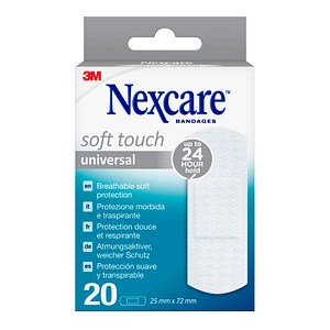 Nexcare™ Pflaster Soft Touch Universal N0520NS-1N weiß 2,5 x 7,2 cm, 20 St. von Nexcare™