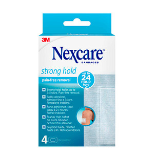 Nexcare™ Pflaster Strong Hold Pain-Free Removal N0904NAMN weiß 7,6 x 10,1 cm, 4 St. von Nexcare™