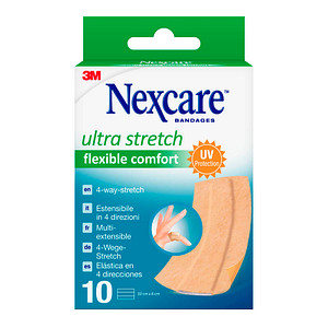 Nexcare™ Pflaster Ultra Stretch Flexible Comfort N1170BNEW beige 6,0 x 10,0 cm, 10 St. von Nexcare™