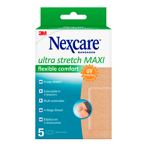 Nexcare™ Pflaster Ultra Stretch MAXI Flexible Comfort N8-5-1M beige 5,0 x 10,1 cm, 5 St. von Nexcare™