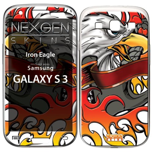 Nexgen Skins GAL30009 Iron Eagle 3D Dimensional Skin Case für Samsung Galaxy S3 von Nexgen Skins