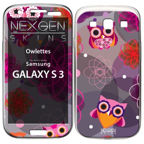 Nexgen Skins GAL30032 Owlettes 3D Dimensional Skin Case für Samsung Galaxy S3 von Nexgen Skins