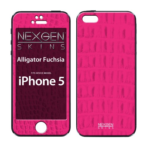 Nexgen Skins IP50004 Alligator Fuchsia 3D Dimensional Skin Case für Apple iPhone 5/5S von Nexgen Skins