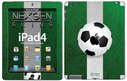 Nexgen Skins IPAD40031 Soccer Field 3D Dimensional Skin Case für Apple iPad 2/3/4 von Nexgen Skins