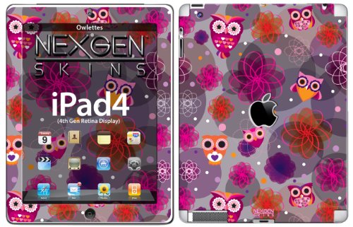 Nexgen Skins IPAD40032 Owlettes 3D Dimensional Skin Case für Apple iPad 2/3/4 von Nexgen Skins