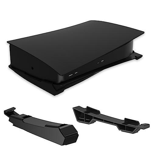 NexiGo PS5 Horizontaler Ständer, [Minimalistisches Design], PS5 Basisständer, Kompatibel mit Playstation 5 Disc & Digital Editions, Schwarz von NexiGo
