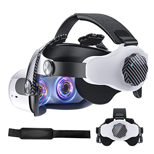 NexiGo S30 Kopfband für Oculus Quest 2, Ersatz für Elite Strap, Verstellbares Kopfband, Verbesserte Unterstützung und Balance, Reduzierter Kopfdruck für Bequemes und Immersives VR-Erlebnis von NexiGo