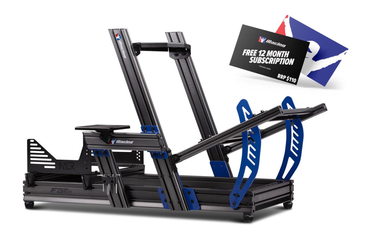 Next Level Racing® F-GT Elite Formula & GT Aluminium Profile Simulator Cockpi... von Next Level Racing