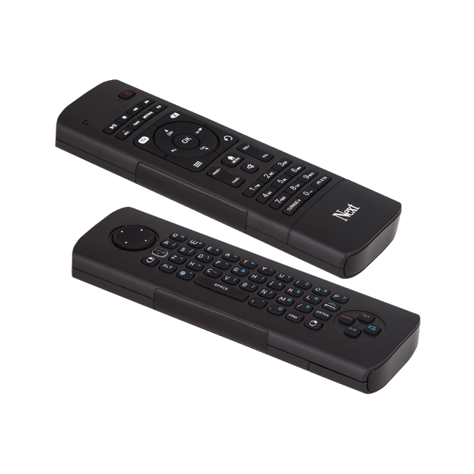 Wireless Motion Fernbedienung mit Tastatur für Next Receiver von Next