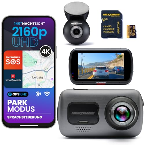 Nextbase 622GW Dashcam vorne + hinten mit Heckscheibenkamera & 64GB SD Karte | 4K UHD, Bildstabilisierung, What3Words, GPS & Emergency SOS | Parkmodus Nextbase 622GW Dashcam vorne + hinten mit Heckscheibenkamera & 64GB SD Karte | 4K UHD, Bildstabilisierung, What3Words, GPS & Emergency SOS | Parkmodus von NextBase