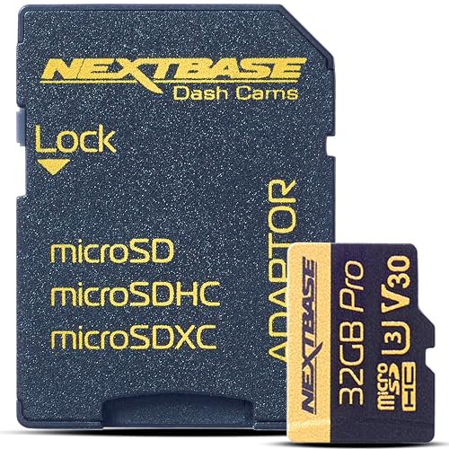 Nextbase Dashcam Micro SD Karte – 32 GB Speicherkarte – Kompatibel mit Nextbase Auto Dash Cam 222, 322GW, 422GW, 522GW und 622GW von NextBase