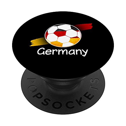 Germany Football Deutschland Fußball PopSockets mit austauschbarem PopGrip Germany Football Deutschland Fußball PopSockets mit austauschbarem PopGrip von NextLevel Merch