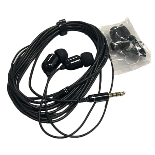 Extra Lange Kabelkopfhörer - 3 -Meter -Kabelvermessung Mit Mikrofonrauschen | Tragbares Kabel -Kopfhörer -Monitor -Headset Mit Klarem Sound Für Live -Streamer, Internet -Sendung, Telefon, Computer von Nexusectar