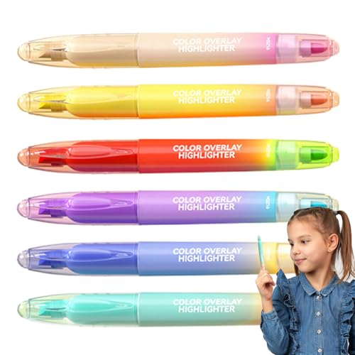 Highlighter Double Ended - Double Highlighter Notes, Pastell Marker | Leichte Tipps Highlighters, Journaling Doubleed Stift, zwei in einem Pastellmarker für Teenager Kinder Erwachsene F Highlighter Double Ended - Double Highlighter Notes, Pastell Marker | Leichte Tipps Highlighters, Journaling Doubleed Stift, zwei in einem Pastellmarker für Teenager Kinder Erwachsene F von Nexusectar