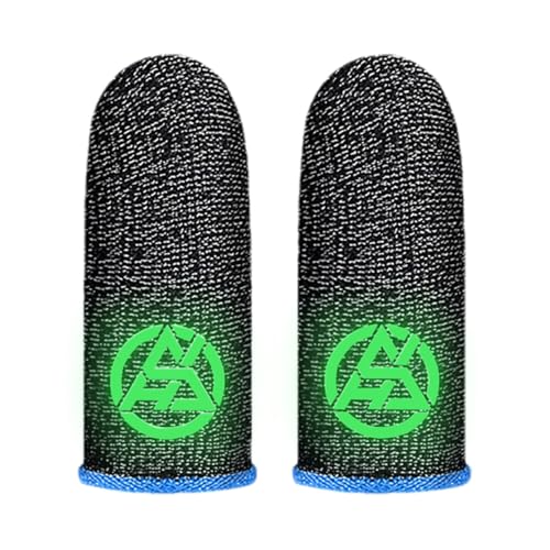 Nexusectar Fingerärmel, Fingerhandschuhe für das Spiel,Flexible Anti-Schweiß-Fingerabdeckungen Fingerhülle - Fingerhülle mit hoher Fingerfertigkeit, Daumenabdeckung, Coole Daumenhüllen für Nexusectar Fingerärmel, Fingerhandschuhe für das Spiel,Flexible Anti-Schweiß-Fingerabdeckungen Fingerhülle - Fingerhülle mit hoher Fingerfertigkeit, Daumenabdeckung, Coole Daumenhüllen für von Nexusectar