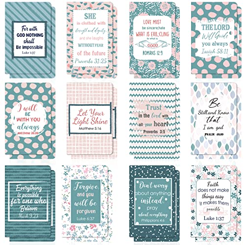 Nezyo 24 Stück Christlich Notizblöcke Tägliche Gebet Glauben Journals für Damen Bas Bleu Gemusterte Bible Verse Notizbücher Inspirierend Schriftzitate Tasche Notizblöcke Schule Büro, 3,5 x 5 Zoll Nezyo 24 Stück Christlich Notizblöcke Tägliche Gebet Glauben Journals für Damen Bas Bleu Gemusterte Bible Verse Notizbücher Inspirierend Schriftzitate Tasche Notizblöcke Schule Büro, 3,5 x 5 Zoll von Nezyo